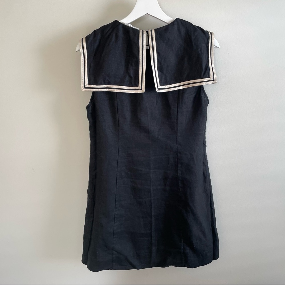 Doen Monroe Linen Sailor Mini Dress size 6 - Picture 13 of 13